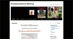 Desktop Screenshot of hundesportzentrum.at